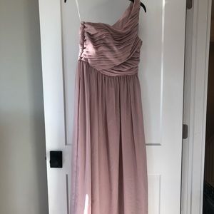 H&M one Shoulder Mauve Formal Dress size 8